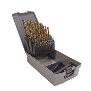 25pc cobalt drill bit set