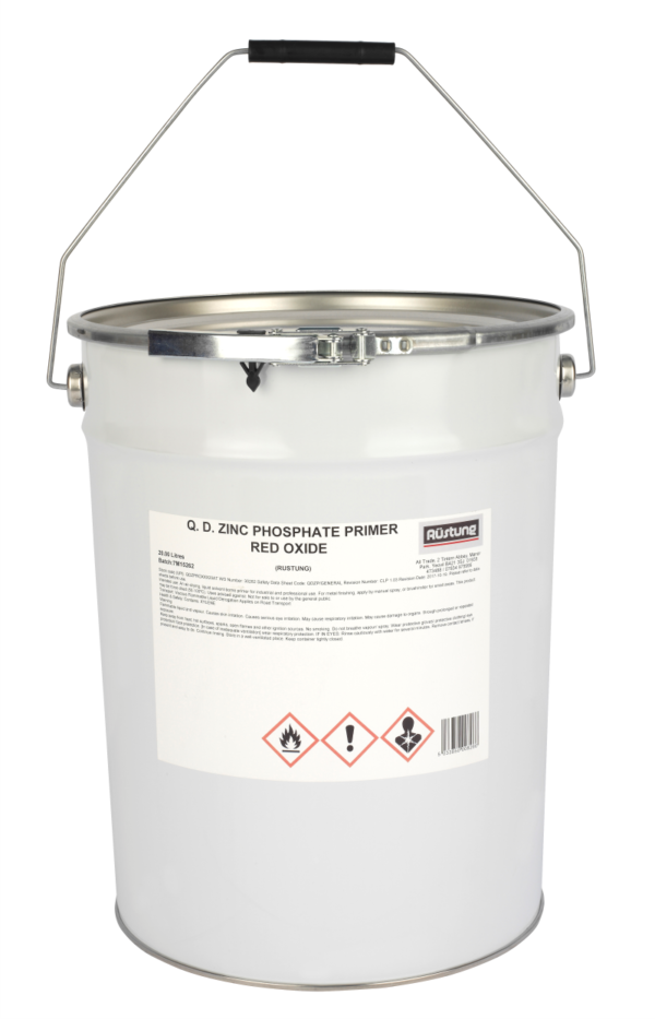 Red Oxide Paint | Quick Dry | High Build | 20 Litres | Rustung - Image 2