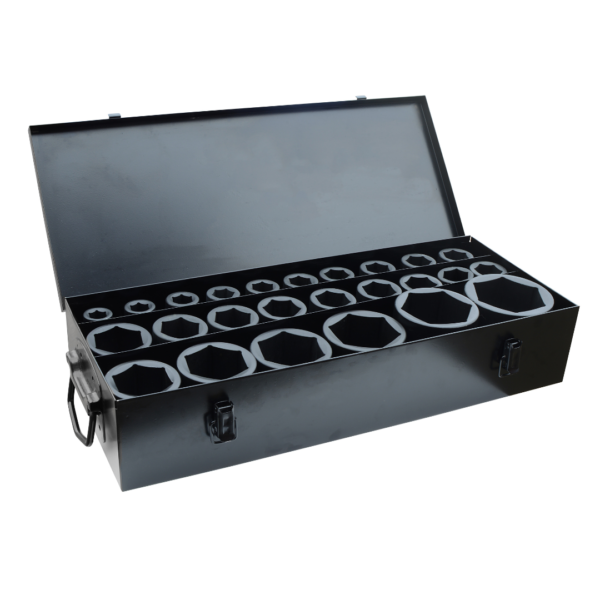 Rustung 25pc 1" deep impact socket set