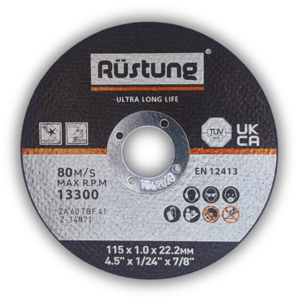 Rustung Ultra long 115mm x 1mm cutting disc